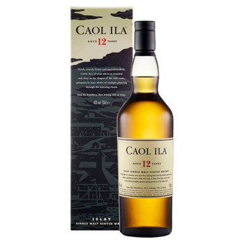 Bottle of Caol Ila 12 Year Single Malt Whisky, 700ml, from the Isle of Islay