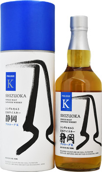Bottle of Shizuoka Prologue K Single Malt Whisky, 700ml, from Shizuoka Distillery, Japan