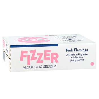 Case of Moon Dog Fizzer Seltzer Pink Flamingo 330ml cans