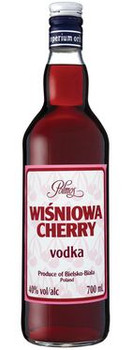 Bottle of Polmos Wisniowka Cherry Vodka 700ml, a semi-sweet Polish cherry-flavored vodka
