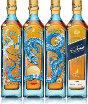 Johnnie Walker Blue Label Japan 2020 Limited Edition 750ml bottle with Japanese-inspired design