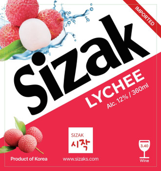Sizak Lychee Soju 360ml