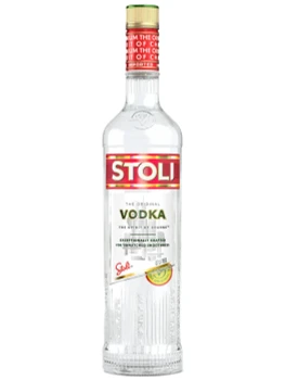 Bottle of Stolichnaya Vodka 700ml, authentic Russian vodka made from wheat and rye
