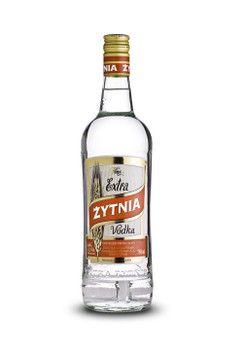 Bottle of Extra Zytnia Vodka, 700ml, made from 100% Polish rye grain