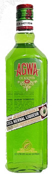 Bottle of Agwa Herbal Liqueur 1000ml, coca leaf herbal liqueur with over 30 botanicals