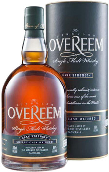 Bottle of Overeem Sherry Cask Matured Single Malt Tasmanian Whisky, 700ml, 60% ABV