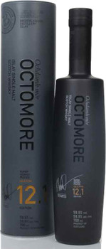 Bottle of Octomore 12.1 700ml Islay single malt whisky