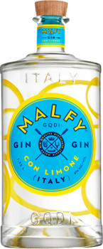 Bottle of Malfy Gin con Limone 700ml, Italian lemon-infused gin from the Amalfi Coast
