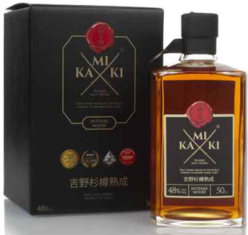 Bottle of Kamiki Intense Wood Blended Malt Japanese Whisky, 500ml