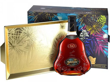 Hennessy XO Julien Colombier Limited Edition 700ml cognac bottle with artistic label design