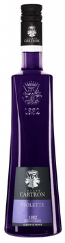 Bottle of Joseph Carton Violette 700ml, a French violet-infused liqueur