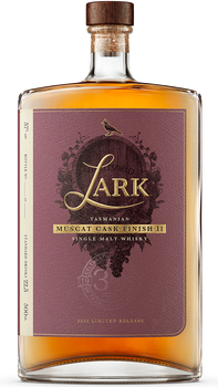 Bottle of Lark Muscat Cask Finish 100ml Tasmanian whisky