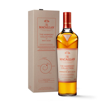 Bottle of The Macallan Harmony Collection Rich Cacao single malt whisky, 700ml