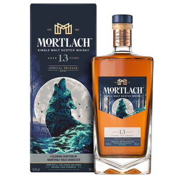 Bottle of Mortlach 13YO Legends Untold 2021 Release single malt whisky, 700ml