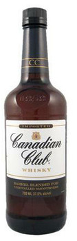 Bottle of Canadian Club Whisky, 700ml, aged six years for a smooth finish