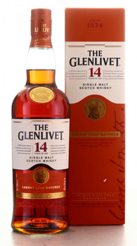 Bottle of Glenlivet 14 Year Old Sherry Cask Matured, Taiwan Release, 700ml single malt Scotch whisky