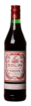 Bottle of Dolin Vermouth Rouge (Red) 700ml, a French red vermouth