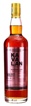 Bottle of Kavalan Solist Madeira Cask 700ml single malt whisky from Taiwan