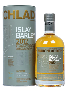 Bottle of Bruichladdich Islay Barley Single Malt Scotch Whisky, 700ml, 2012 release