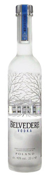 Belvedere Vodka 200ml bottle, premium Polish rye vodka
