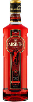 Bottle of Absinth Red Dabel 500ml, a deep red wormwood absinthe