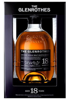 Bottle of Glenrothes 18 YO Single Malt Scotch Whisky 700ml, a Speyside single malt