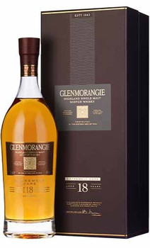 Bottle of Glenmorangie 18 Year Old Single Malt Scotch Whisky 700ml, old bottling