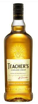 Bottle of Teacher's Highland Cream blended Scotch whisky, 700ml