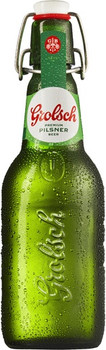 Grolsch Premium Lager Swing Top bottles, 450ml four-pack