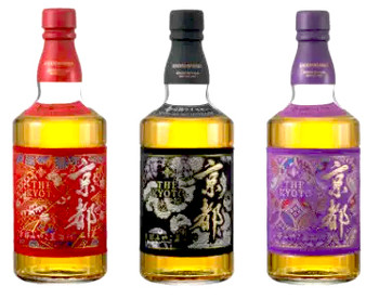 Bottle of Kyoto Whisky Red Ori Kuro 700ml, Japanese blended whisky, no box variant