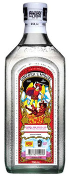 Bottle of Ginebra San Miguel Gin 700ml, premium Filipino gin crafted with 11 botanicals
