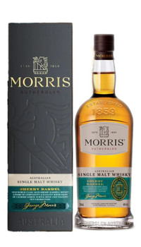 Bottle of Morris Whisky Sherry Barrel single malt, 700ml