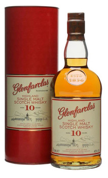 Bottle of Glenfarclas 10 Year Old Single Malt Scotch Whisky, 700ml