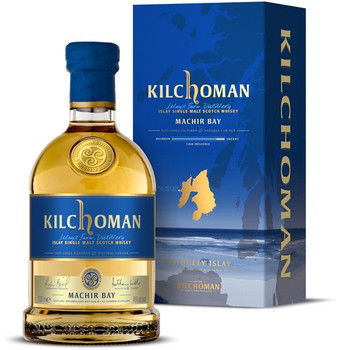 Bottle of Kilchoman Machir Bay 700ml Islay single malt Scotch whisky
