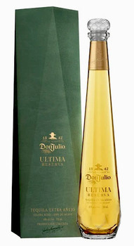 Bottle of Don Julio Ultima Reserva Tequila, 750ml, deep amber hue