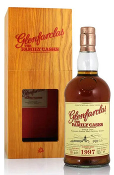 Bottle of Glenfarclas 1997 The Family Casks single malt whisky, 700ml Summer 2022 release