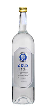 Zeus Ouzo 50ml bottle, authentic Greek anise-flavored spirit