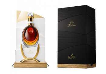 Frapin Cuvée Rabelais Cognac in a hand-gilded Cristallerie Saint-Louis crystal decanter with wooden case