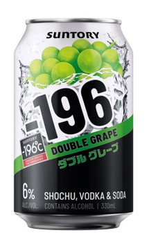 Suntory -196 Double Grape 6% 330ml cans, box of 24