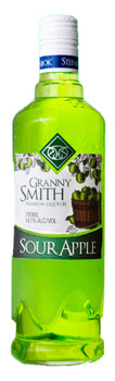 Bottle of Granny Smith Sour Apple 700ml, a tart green apple flavored drink