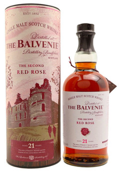 Bottle of Balvenie 21 YO The Second Red Rose Scotch whisky, 700ml