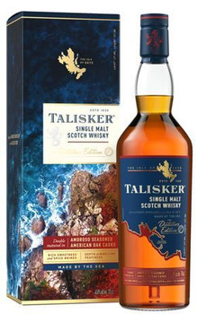Bottle of Talisker Amoroso Finish Distillers Edition Whisky, 700ml, from the Isle of Skye