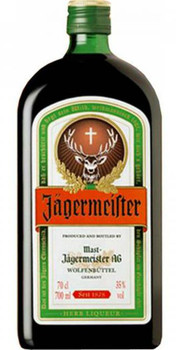 Bottle of Jägermeister 700ml German herbal liqueur