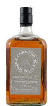 Bottle of Cadenhead Craigellachie 15YO 700ml single malt Scotch whisky