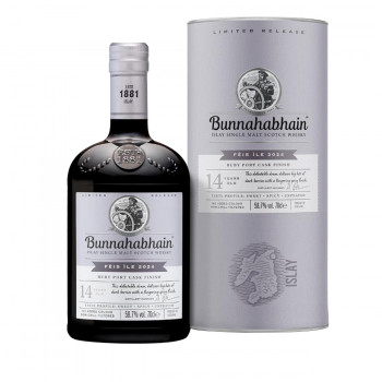 Bunnahabhain Feis Ile 2024 14 Year Old Ruby Port Cask Finish 700ml