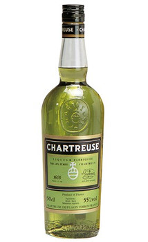 Bottle of Chartreuse Green 700ml herbal liqueur crafted by Carthusian monks