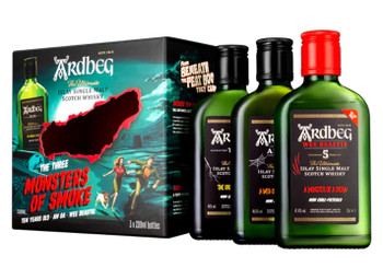 Monsters of Smoke Trio Gift Set with three 200g jars of smoky seasoning blends
