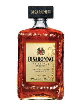 Disaronno Amaretto 50ml mini bottle of Italian almond liqueur