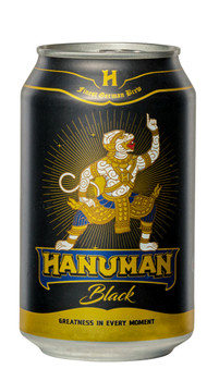 Hanuman Black Cans 330ml, pack of 24, Indian-inspired beverage cans