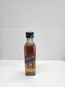 Johnnie Walker Black Ruby blended Scotch whisky in a 50ml miniature bottle